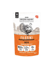 Fileciki Indyk mokra karma dla kota 85 g