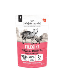 Fileciki Kurczak z jagnięciną mokra karma dla kota 85 g