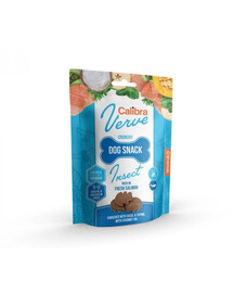 Dog Verve Crunchy Snack Insect&Fresh Salmon 150 g bezzbożowe przysmaki z owadami i łososiem