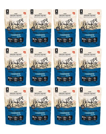 WIEJSKA ZAGRODA Superfoods Konina z tuńczykiem i walerianą mokra karma dla kota 12x100 g