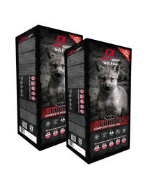 ALPHA SPIRIT Pełnoporcjowa karma sucha miękka dla szczeniąt 18 kg (2x9kg)