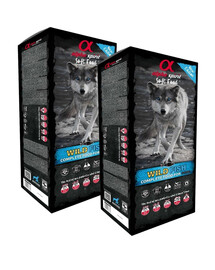 ALPHA SPIRIT Pełnoporcjowa karma sucha miękka dla psów Wild Fish 18 kg (2x9kg)