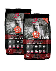 ALPHA SPIRIT Pełnoporcjowa karma sucha miękka dla szczeniąt 6 kg (2x3kg)