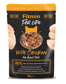 Cat for life pouch adult chicken 85 g