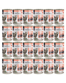 WIEJSKA ZAGRODA Jagnięcina Monobiałkowa mokra karma dla szczeniąt 24x400 g