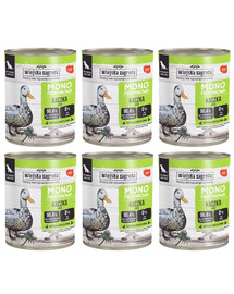 WIEJSKA ZAGRODA Monobiałkowa Kaczka mokra karma dla psów 6x800 g