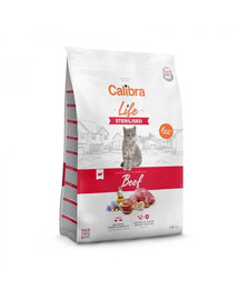 Cat Life Sterilised Beef 1,5 kg bezzbożowa karma dla kotów po sterylizacji lub kastracji