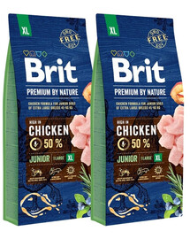 BRIT Premium By Nature Junior Extra Large XL 30 kg (2 x 15 kg)