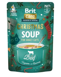 Care Cat Christmas Soup Beef 75g zupa z wołowiną i warzywami dla kotów