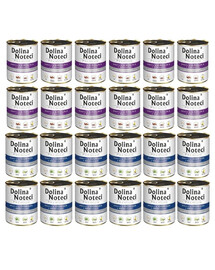 DOLINA NOTECI Mix smaków Premium Bogata w dorsza z brokułami i królika z żurawiną 24x800g