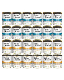 DOLINA NOTECI Mix smaków Premium Bogata w pstrąga i w kaczkę z dynią 24x800g