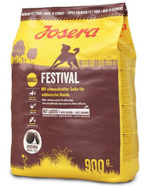 JOSERA Dog Festival 12x900g dla wybrednych psów, z pysznym sosem