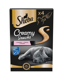 Creamy Snacks kremowy przysmak dla kota z łososiem 4x12g