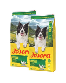 JOSERA Festival 2x12,5kg dla wybrednych psów z pysznym sosem