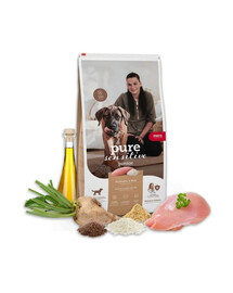 Dog Pure Sensitive Junior Turkey Rice 12,5 kg indyk i ryż, sucha karma dla wrażliwych szczeniąt