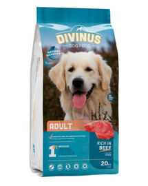DIVINUS Adult sausā barība pieaugušiem suņiem 20 kg