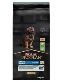 PRO PLAN Large Robust Puppy Sensitive Digestion Bogata w Jagnięcinę 12 kg sucha karma dla szczeniąt