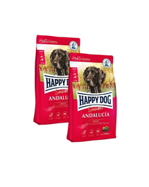 HAPPY DOG Supreme Andalucia Wieprzowina 2x4 kg sucha karma dla psów