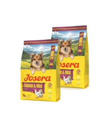 JOSERA Mini Senior Chicken and Rice 2x3kg bezglutenowa karma dla starszych psów małych ras