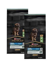 PURINA PRO PLAN Large Robust Puppy Sensitive Digestion Bogata w Jagnięcinę 2x12 kg sucha karma dla szczeniąt