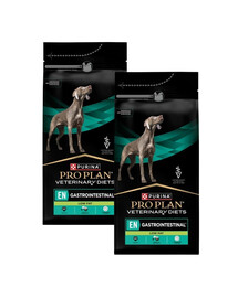 PURINA PRO PLAN Veterinary Diets Canine EN Gastrointestinal Low Fat 2x1,3 kg sucha karma dla psów z problemami trawiennymi