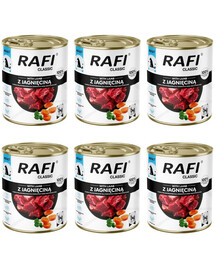RAFI Classic z jagnięciną 6x800 g mokra karma dla psa