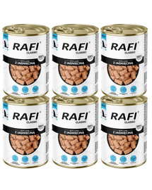 RAFI Classic Jagnięcina w sosie 6x1240 g mokra karma dla psów wszystkich ras