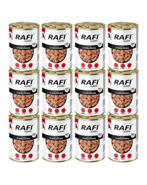 RAFI Classic Wołowina w sosie 12x1240 g mokra karma dla psów wszystkich ras