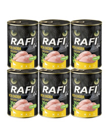 RAFI Cat Adult z kurczakiem 6x400 g mokra karma dla kotów