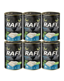 RAFI Cat Adult z dorszem 6x400 g mokra karma dla kotów