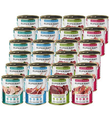 RAFI Super Mix 4 smaków 24x800g pasztet dla psów