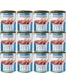 RAFI Super z jagnięciną i sercami z indyka12x800g pasztet dla psów