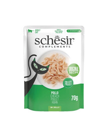 SCHESIR Complements Kurczak w galarecie saszetka 70 g karma mokra uzupełniająca dla kotów