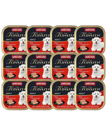 ANIMONDA Vom Feinsten Adult wołowina i serca z indyka 12x150g