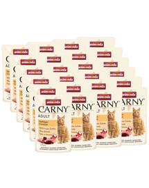 ANIMONDA Carny Adult Pouch Koktajl drobiowy 24x85g mokra karma dla kotów