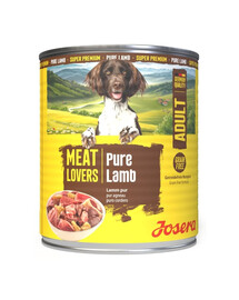 JOSERA Meat Lovers Pure Lamb 800 g jagnięcina, mokra karma dla psów