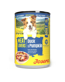 JOSERA Meat Lovers Menu Duck and Pumpkin 400 g kaczka i dynia, mokra karma dla psów
