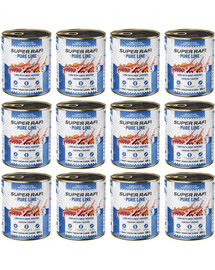 SUPER RAFI Pure Line jagnięcina z batatami 12x800g mokra karma dla psa