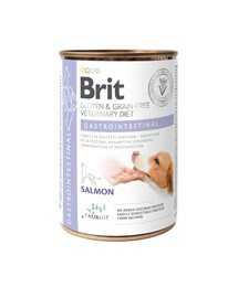 BRIT Veterinary Diet Gastrointestinal Salmon karma na wrażliwy układ pokarmowy dla psa 400 g