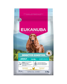 EUKANUBA Special Care Adult Dogs with Sensitive Digestion 2,3 kg karma dla dorosłych psów z wrażliwym układem pokarmowym