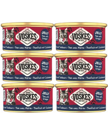 VOSKES Jelly Tuna with Grouper 6x85 g 100% tuńczyk z granikiem w galaretce, karma uzupełniająca dla kota