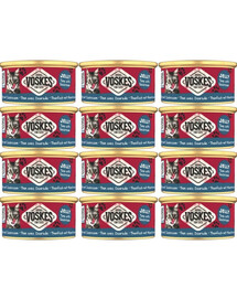 VOSKES Jelly Tuna with Seabream 12x85 g 100% tuńczyk z doradą w galaretce, karma uzupełniająca dla kota