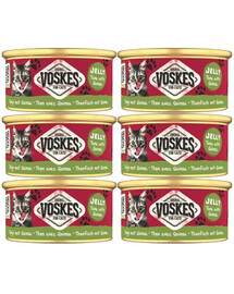 VOSKES Jelly Tuna with Quinoa 6x85 g 100% tuńczyk z komosą w galaretce, karma uzupełniająca dla kota