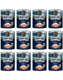 HAPPY DOG Sensible Norway Ryba 12x400 g karma mokra dla psów