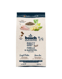 BOSCH HPC Soft Adult 800g pstrąg i ziemniak monobiałkowa karma dla psa