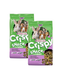 VERSELE-LAGA Crispy Snack with Fibres 2x550g przysmaki bogate w błonnik dla królików i gryzoni