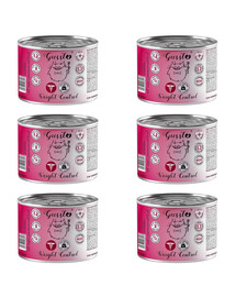 GUSSTO Vet Weight control Cat puszka 6x200 g karma dla kota z nadwagą