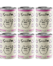 GUSSTO Cat Fresh Goat mokra karma dla kotów z koziną 6x400g