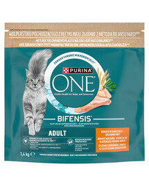PURINA ONE Bifensis Adult Chicken 1,4 kg bogata w kurczaka, sucha karma dla kotów