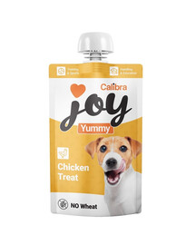 CALIBRA Joy Dog Yummy Chicken Treat 100 g	kurczak, pasta mięsna dla psów